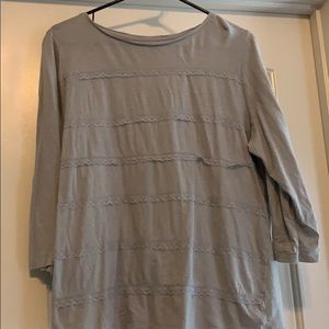 Loft 3/4 Length Sleeves Top